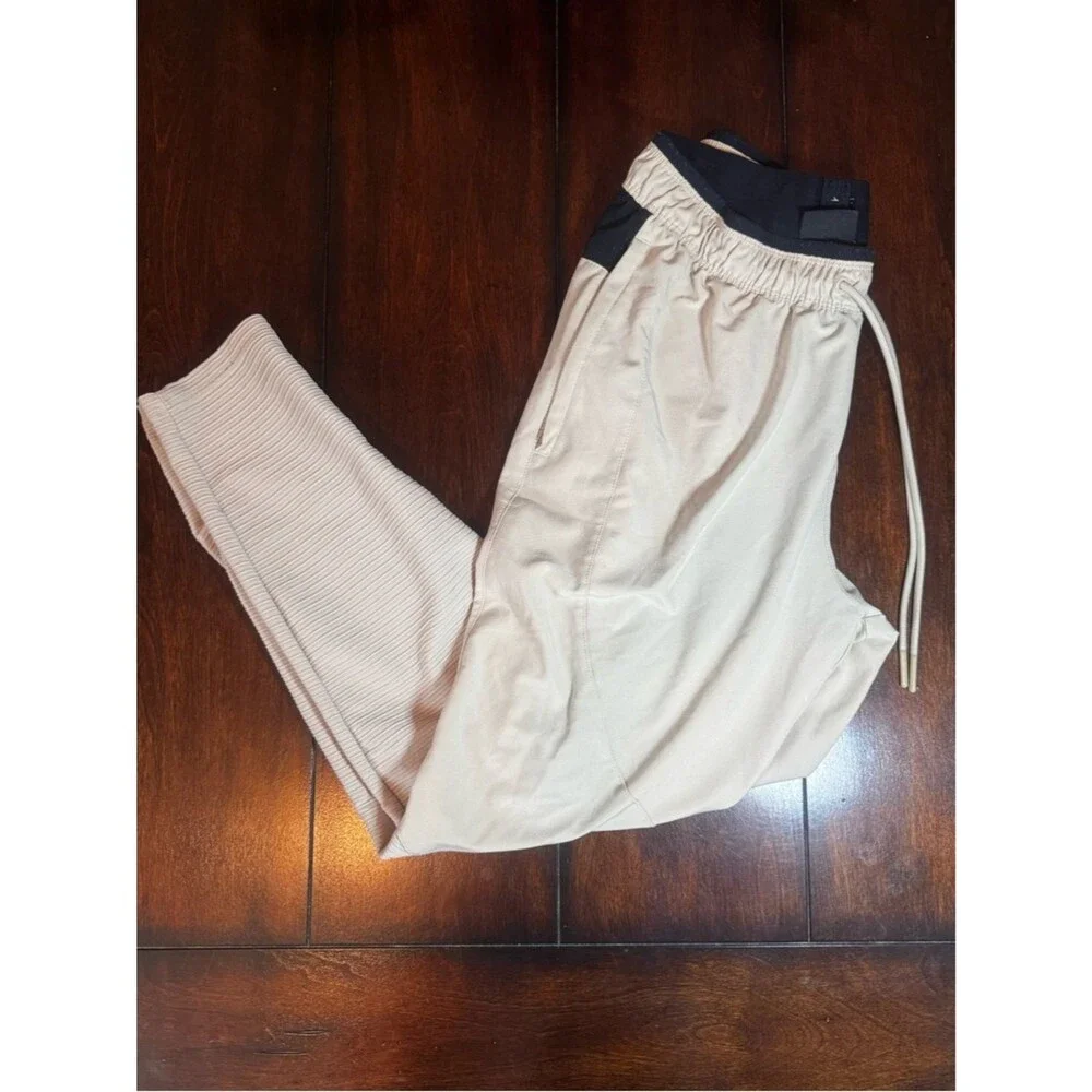 Jordan Tan Wind Pants Joggers w/ Jumpman Detail Medium